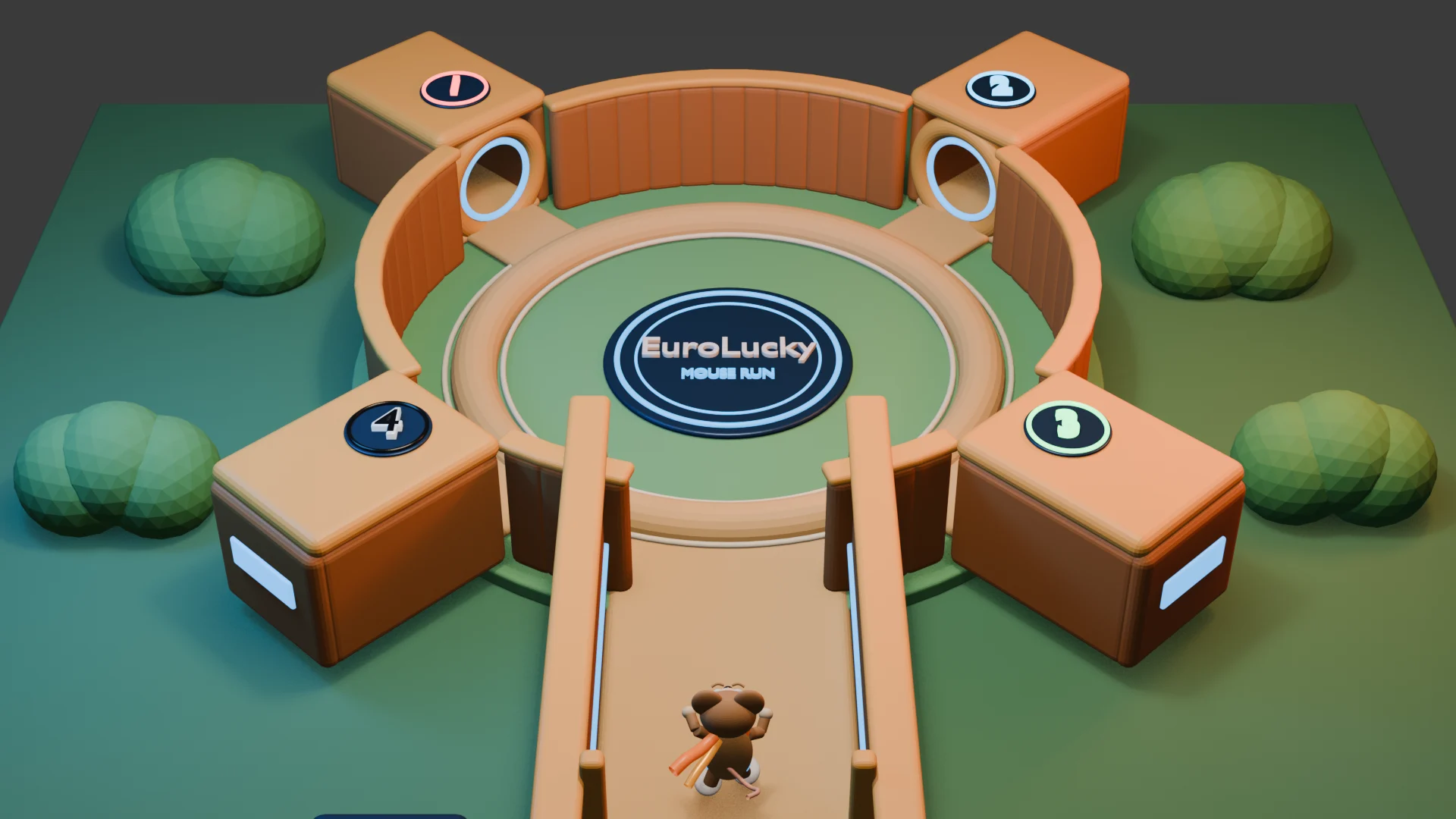 Euro Lucky 4 draw arena